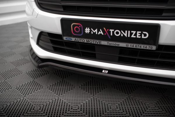 Ford Transit Connect Mk2 (facelift) - Lâmina frontal V.1 | FO-TR-CON-3-FD1G | Produto Maxton Design distribuído por Unicartuning.