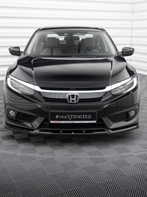 Honda Civic Sedan Mk10 - Lâmina frontal V.1 | HO-CI-10-FD1G | Produto Maxton Design distribuído por Unicartuning. Honda Civic Sedan Mk10 - Lâmina frontal V.1 | HO-CI-10-FD1G | Produto Maxton Design distribuído por Unicartuning.
