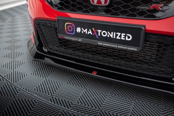 Honda Civic Type-R Mk 11 - Lâmina frontal V.1 | HO-CI-11-TYPE-R-FD1G | Produto Maxton Design distribuído por Unicartuning. Honda Civic Type-R Mk 11 - Lâmina frontal V.1 | HO-CI-11-TYPE-R-FD1G | Produto Maxton Design distribuído por Unicartuning.