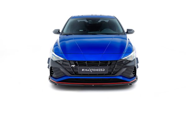 Hyundai Elantra N Mk7 - Lâmina frontal V.1 | HY-EL-7-N-FD1G | Produto Maxton Design distribuído por Unicartuning.