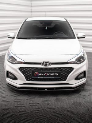 Hyundai I20 Mk2 (facelift) - Lâmina frontal V.1 | HY-I20-2F-FD1G | Produto Maxton Design distribuído por Unicartuning. Hyundai I20 Mk2 (facelift) - Lâmina frontal V.1 | HY-I20-2F-FD1G | Produto Maxton Design distribuído por Unicartuning.