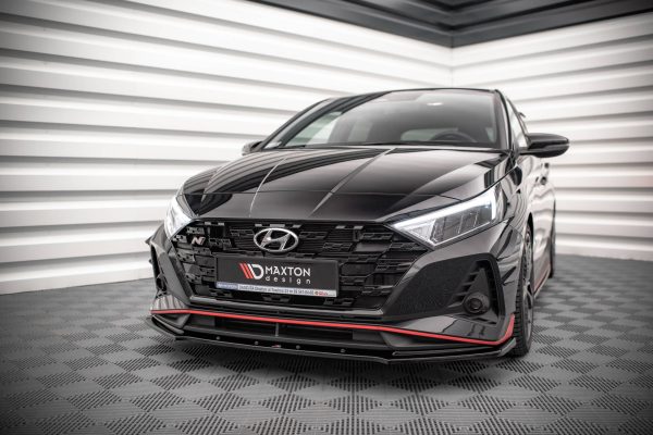 Hyundai I20 N Mk3 - Lâmina frontal V.1 | HY-I20-3-N-FD1G | Produto Maxton Design distribuído por Unicartuning.