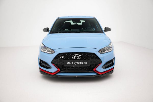 Hyundai Veloster N Mk2 - Lâmina frontal V.1 | HY-VE-2-N-FD1G | Produto Maxton Design distribuído por Unicartuning.