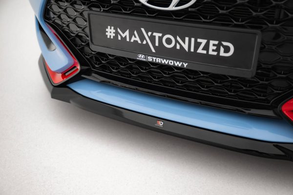 Hyundai Veloster N Mk2 - Lâmina frontal V.1 | HY-VE-2-N-FD1G | Produto Maxton Design distribuído por Unicartuning.