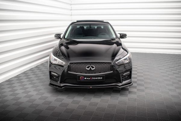 Infiniti Q50 S Mk1 - Lâmina frontal V.1 | IN-Q50S-1-FD1G | Produto Maxton Design distribuído por Unicartuning. Infiniti Q50 S Mk1 - Lâmina frontal V.1 | IN-Q50S-1-FD1G | Produto Maxton Design distribuído por Unicartuning.