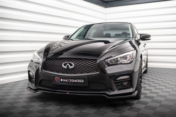 Infiniti Q50 S Mk1 - Lâmina frontal V.1 | IN-Q50S-1-FD1G | Produto Maxton Design distribuído por Unicartuning. Infiniti Q50 S Mk1 - Lâmina frontal V.1 | IN-Q50S-1-FD1G | Produto Maxton Design distribuído por Unicartuning.