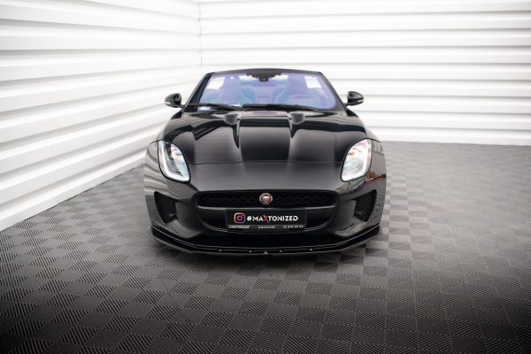 Jaguar F-type Mk1 (facelift) - Lâmina frontal V.1 | JA-F-TYPE-1F-FD1G | Produto Maxton Design distribuído por Unicartuning. Jaguar F-type Mk1 (facelift) - Lâmina frontal V.1 | JA-F-TYPE-1F-FD1G | Produto Maxton Design distribuído por Unicartuning.