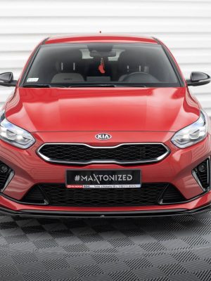 Kia Ceed GT / GT-line Mk3 / Proceed Mk1 - Lâmina frontal V.1 | KI-CE-3-PRO-GT-FD1G | Produto Maxton Design distribuído por Unicartuning.