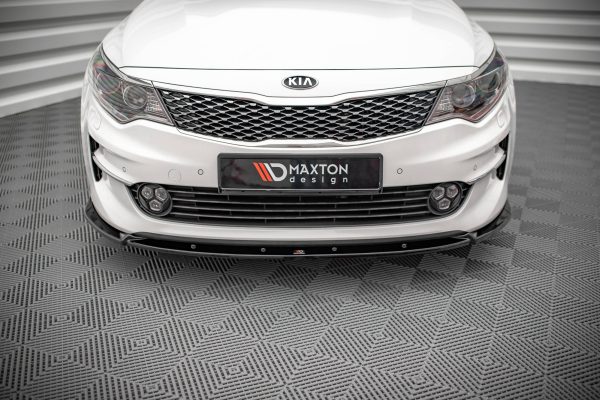 Kia Optima Mk4 - Lâmina frontal V.1 | KI-OP-2-FD1G | Produto Maxton Design distribuído por Unicartuning.