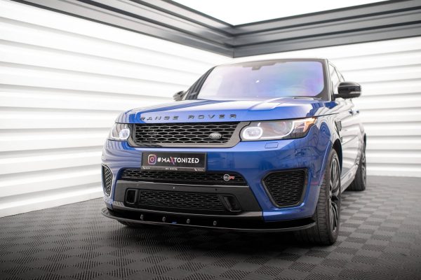 Land Rover Range Rover Sport Svr Mk2 - Lâmina frontal V.1 | LR-RR-SPORT-2-SVR-FD1G | Produto Maxton Design distribuído por Unicartuning. Land Rover Range Rover Sport Svr Mk2 - Lâmina frontal V.1 | LR-RR-SPORT-2-SVR-FD1G | Produto Maxton Design distribuído por Unicartuning.