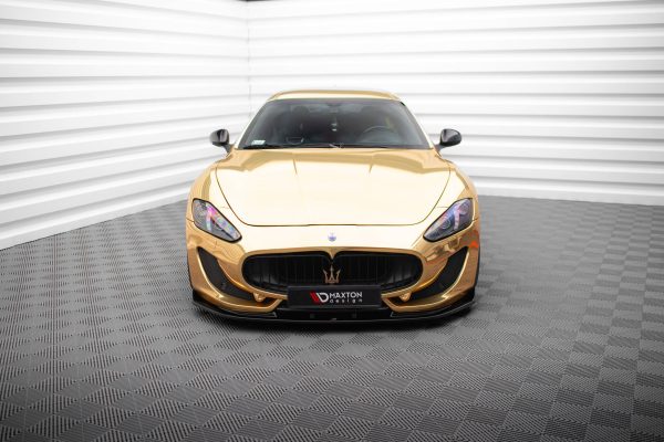 Maserati Granturismo Mk1 (facelift) - Lâmina frontal V.1 | MS-GT-1F-FD1G | Produto Maxton Design distribuído por Unicartuning. Maserati Granturismo Mk1 (facelift) - Lâmina frontal V.1 | MS-GT-1F-FD1G | Produto Maxton Design distribuído por Unicartuning.