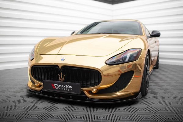 Maserati Granturismo Mk1 (facelift) - Lâmina frontal V.1 | MS-GT-1F-FD1G | Produto Maxton Design distribuído por Unicartuning. Maserati Granturismo Mk1 (facelift) - Lâmina frontal V.1 | MS-GT-1F-FD1G | Produto Maxton Design distribuído por Unicartuning.
