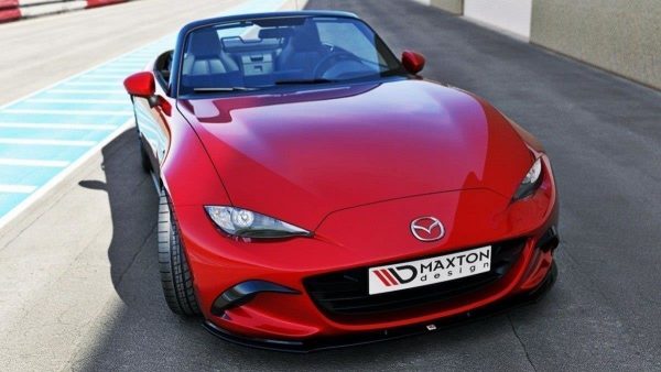Mazda Mx-5 Nd (mk4) - Lâmina frontal V.1 | MA-MX5-4-FD1G | Produto Maxton Design distribuído por Unicartuning.