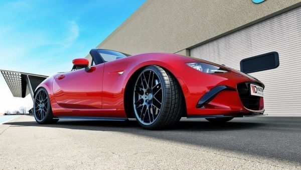 Mazda Mx-5 Nd (mk4) - Lâmina frontal V.1 | MA-MX5-4-FD1G | Produto Maxton Design distribuído por Unicartuning.