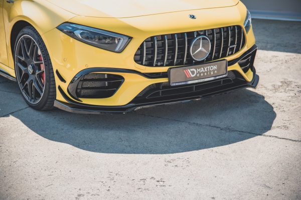 Mercedes-AMG A45 S Aero Pack W177 - Lâmina frontal V.1 | ME-A-177-45-FD1G | Produto Maxton Design distribuído por Unicartuning. Mercedes-AMG A45 S Aero Pack W177 - Lâmina frontal V.1 | ME-A-177-45-FD1G | Produto Maxton Design distribuído por Unicartuning.