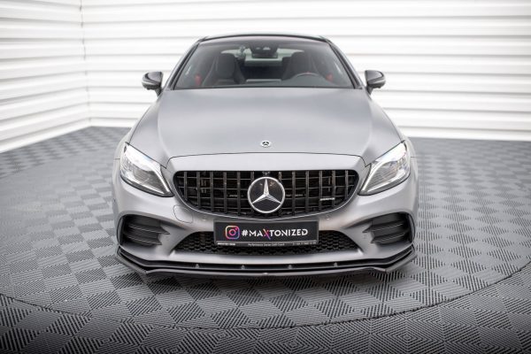 Mercedes-AMG C43 Coupé / Cabrio / Sedan / Estate C205 / A205 / W205 / S205 (facelift) - Lâmina frontal V.1 | ME-C-205F-43-C-FD1G | Produto Maxton Design distribuído por Unicartuning.