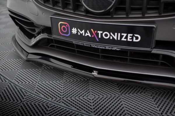 Mercedes-AMG C63 Sedan / Estate W205 (facelift) - Lâmina frontal V.1 | ME-C-205F-63-FD1G | Produto Maxton Design distribuído por Unicartuning.