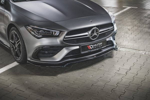 Mercedes-AMG CLA 35 Aero C118 - Lâmina frontal V.1 | ME-CLA-118-35AMG-FD1G | Produto Maxton Design distribuído por Unicartuning. Mercedes-AMG CLA 35 Aero C118 - Lâmina frontal V.1 | ME-CLA-118-35AMG-FD1G | Produto Maxton Design distribuído por Unicartuning.