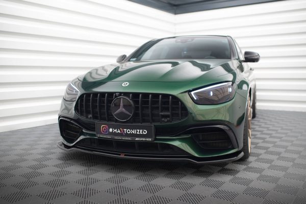 Mercedes-AMG E63 W213 (facelift) - Lâmina frontal V.1 | ME-E-213F-63-FD1G | Produto Maxton Design distribuído por Unicartuning.