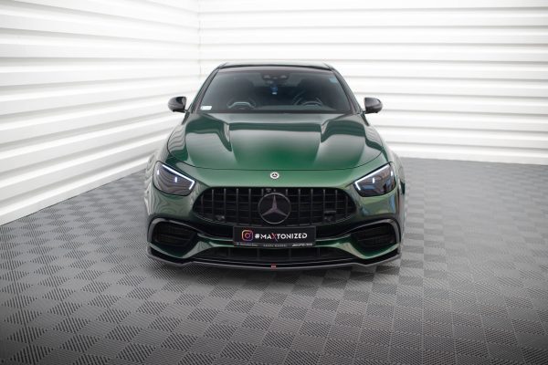 Mercedes-AMG E63 W213 (facelift) - Lâmina frontal V.1 | ME-E-213F-63-FD1G | Produto Maxton Design distribuído por Unicartuning.