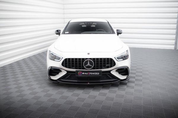 Mercedes-AMG GT 43 4 Door Coupé V8 Styling Package - Lâmina frontal V.1 | ME-GT-4D-43-V8-FD1G | Produto Maxton Design distribuído por Unicartuning.