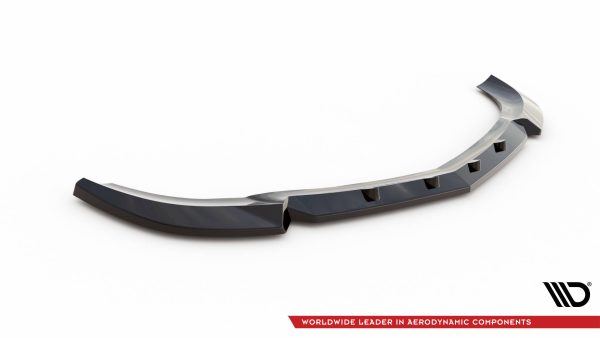 Mercedes-Benz C Coupé / Sedan / Estate AMG-line C204 / W204 (facelift) / S204 (facelift) - Lâmina frontal V.1 | ME-C-204F-AMGLINE-C-FD1G | Produto Maxton Design distribuído por Unicartuning.