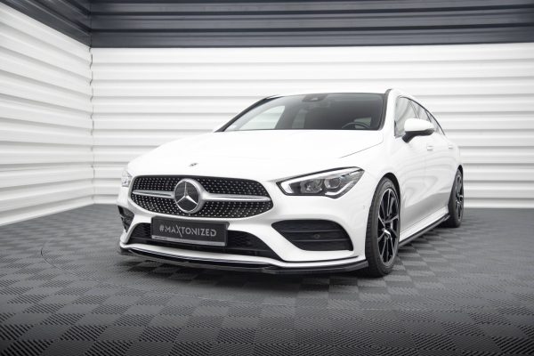 Mercedes-Benz CLA A35 AMG / AMG-line C118 - Lâmina frontal V.1 | ME-CLA-118-AMGLINE-FD1G | Produto Maxton Design distribuído por Unicartuning.