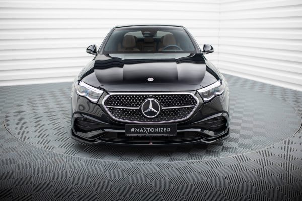 Mercedes-Benz E AMG-line W214 - Lâmina frontal V.1 | ME-E-214-AMGLINE-FD1G | Produto Maxton Design distribuído por Unicartuning. Mercedes-Benz E AMG-line W214 - Lâmina frontal V.1 | ME-E-214-AMGLINE-FD1G | Produto Maxton Design distribuído por Unicartuning.
