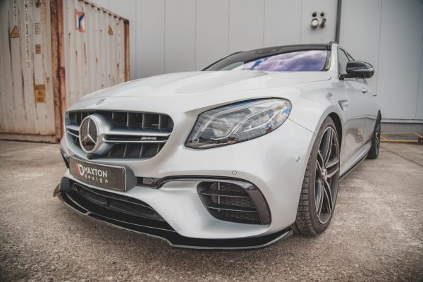 Mercedes-Benz E63 AMG Estate/sedan S213/w213 - Lâmina frontal V.1 | ME-E-213-63-ES-FD1G | Produto Maxton Design distribuído por Unicartuning. Mercedes-Benz E63 AMG Estate/sedan S213/w213 - Lâmina frontal V.1 | ME-E-213-63-ES-FD1G | Produto Maxton Design distribuído por Unicartuning.