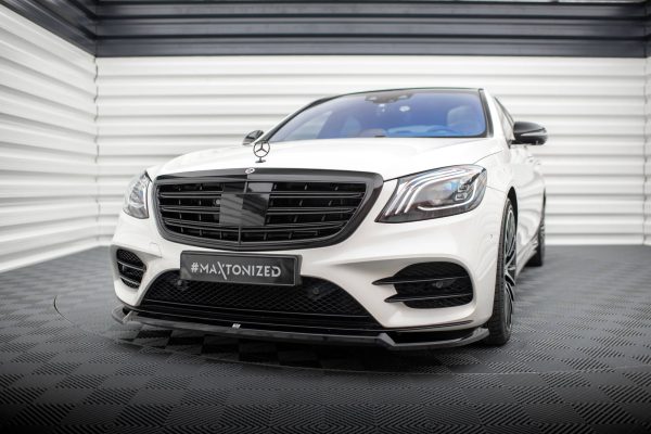 Mercedes-Benz S AMG-line W222 (facelift) - Lâmina frontal V.1 | ME-S-222F-AMGLINE-FD1G | Produto Maxton Design distribuído por Unicartuning. Mercedes-Benz S AMG-line W222 (facelift) - Lâmina frontal V.1 | ME-S-222F-AMGLINE-FD1G | Produto Maxton Design distribuído por Unicartuning.