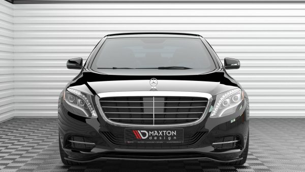 Mercedes-Benz S W222 - Lâmina frontal V.1 | ME-S-222-FD1G | Produto Maxton Design distribuído por Unicartuning.