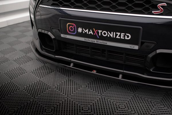Mini Cooper S F56 (facelift) - Lâmina frontal V.1 | MC-S-3F-56-JCW-FD1G | Produto Maxton Design distribuído por Unicartuning.