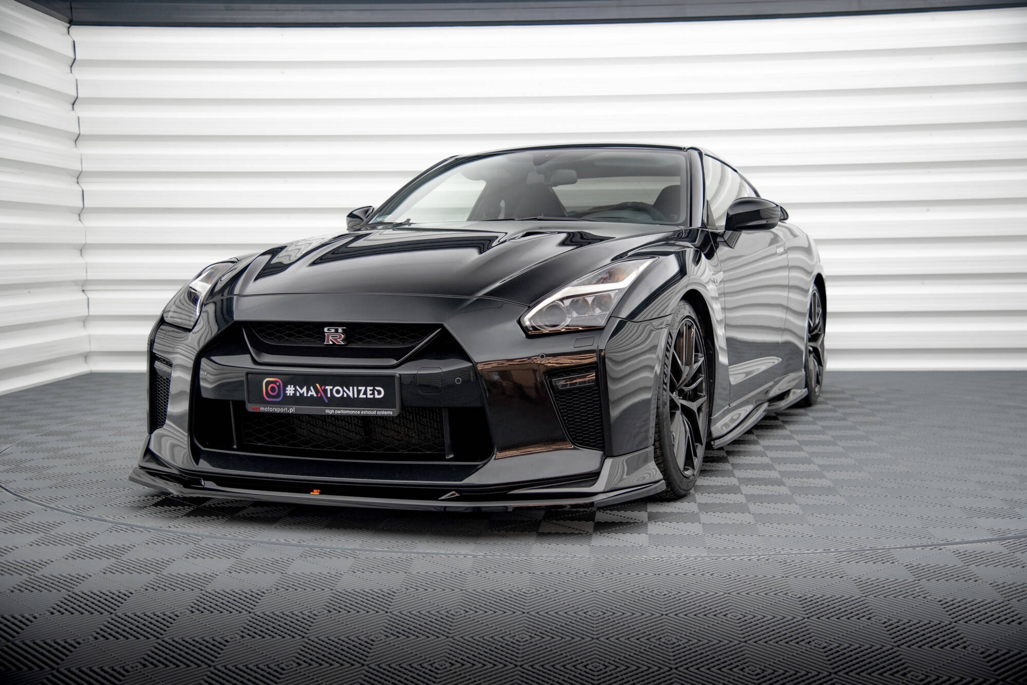 Nissan GTR R35 (facelift) - Lâmina frontal V.1 - Unicartuning | Peças ...
