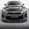 Nissan GTR R35 (facelift) - Lâmina frontal V.1 | NI-GTR-4F3-FD1G | Produto Maxton Design distribuído por Unicartuning.