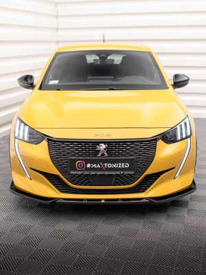 Peugeot 208 GT Mk2 - Lâmina frontal V.1 | PE-208-2-GT-FD1G | Produto Maxton Design distribuído por Unicartuning.