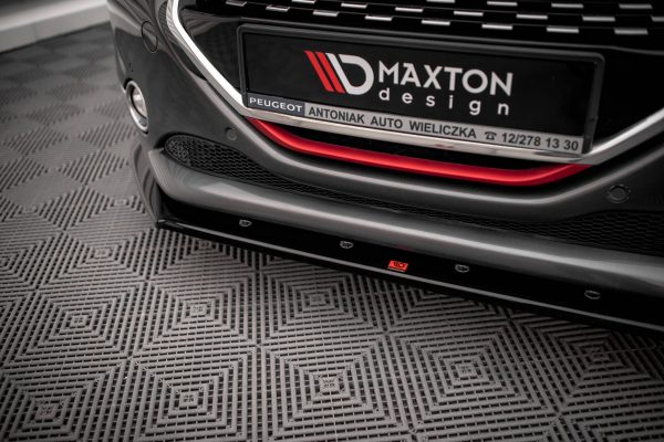 Peugeot 208 GTI Mk1 - Lâmina frontal V.1 | PE-208-1-GTI-FD1G | Produto Maxton Design distribuído por Unicartuning. Peugeot 208 GTI Mk1 - Lâmina frontal V.1 | PE-208-1-GTI-FD1G | Produto Maxton Design distribuído por Unicartuning.