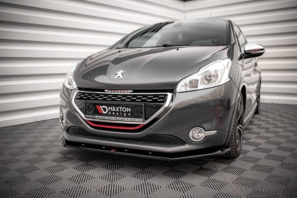 Peugeot 208 GTI Mk1 - Lâmina frontal V.1 | PE-208-1-GTI-FD1G | Produto Maxton Design distribuído por Unicartuning. Peugeot 208 GTI Mk1 - Lâmina frontal V.1 | PE-208-1-GTI-FD1G | Produto Maxton Design distribuído por Unicartuning.