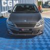 Peugeot 308 Mk2 (facelift) - Lâmina frontal V.1 | PE-308-2F-FD1G | Produto Maxton Design distribuído por Unicartuning. Peugeot 308 Mk2 (facelift) - Lâmina frontal V.1 | PE-308-2F-FD1G | Produto Maxton Design distribuído por Unicartuning.