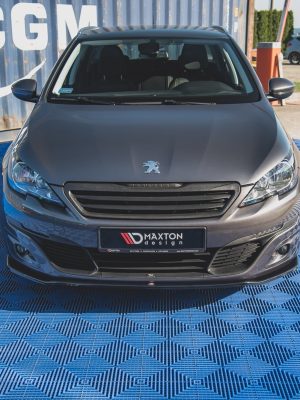 Peugeot 308 Mk2 (facelift) - Lâmina frontal V.1 | PE-308-2F-FD1G | Produto Maxton Design distribuído por Unicartuning. Peugeot 308 Mk2 (facelift) - Lâmina frontal V.1 | PE-308-2F-FD1G | Produto Maxton Design distribuído por Unicartuning.