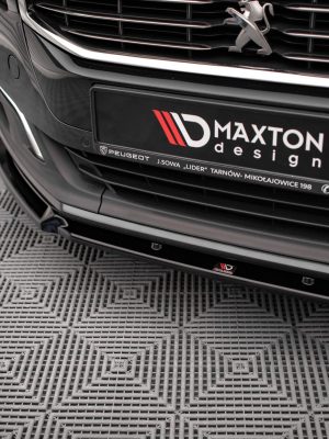 Peugeot 508 GT Mk1 (facelift) - Lâmina frontal V.1 | PE-508-1F-GT-FD1G | Produto Maxton Design distribuído por Unicartuning.