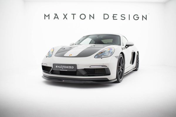 Porsche 718 Cayman GTS 982c - Lâmina frontal V.1 | PO-CA-718-GTS-FD1G | Produto Maxton Design distribuído por Unicartuning. Porsche 718 Cayman GTS 982c - Lâmina frontal V.1 | PO-CA-718-GTS-FD1G | Produto Maxton Design distribuído por Unicartuning.