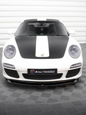 Porsche 911 Carrera 997 (facelift) - Lâmina frontal V.1 | PO-911-997F-FD1G+FD1RG | Produto Maxton Design distribuído por Unicartuning. Porsche 911 Carrera 997 (facelift) - Lâmina frontal V.1 | PO-911-997F-FD1G+FD1RG | Produto Maxton Design distribuído por Unicartuning.