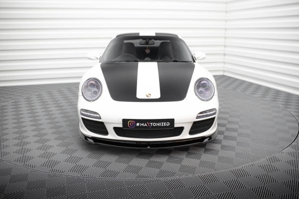 Porsche 911 Carrera 997 (facelift) - Lâmina frontal V.1 | PO-911-997F-FD1G+FD1RG | Produto Maxton Design distribuído por Unicartuning.