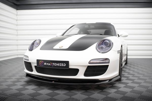 Porsche 911 Carrera 997 (facelift) - Lâmina frontal V.1 | PO-911-997F-FD1G+FD1RG | Produto Maxton Design distribuído por Unicartuning.