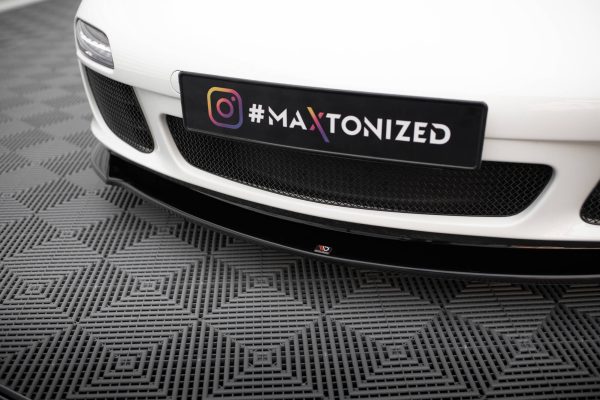Porsche 911 Carrera 997 (facelift) - Lâmina frontal V.1 | PO-911-997F-FD1G+FD1RG | Produto Maxton Design distribuído por Unicartuning.