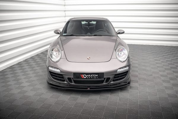 Porsche 911 Carrera GTS 997 (facelift) - Lâmina frontal V.1 | PO-911-997F-CA-GTS-FD1G+FD1RG | Produto Maxton Design distribuído por Unicartuning.