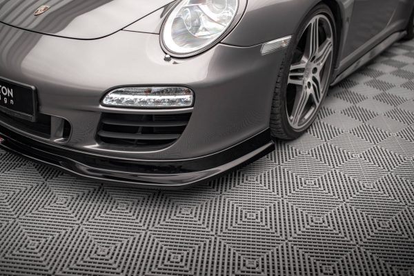 Porsche 911 Carrera GTS 997 (facelift) - Lâmina frontal V.1 | PO-911-997F-CA-GTS-FD1G+FD1RG | Produto Maxton Design distribuído por Unicartuning.