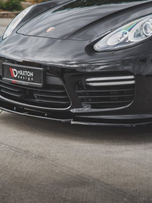 Porsche Panamera Turbo 970 (facelift) - Lâmina frontal V.1 | PO-PA-970-T-FD1G | Produto Maxton Design distribuído por Unicartuning.
