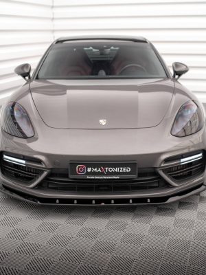 Porsche Panamera Turbo S E- - Lâmina frontal V.1 | PO-PA-971-H-FD1G | Produto Maxton Design distribuído por Unicartuning. Porsche Panamera Turbo S E- - Lâmina frontal V.1 | PO-PA-971-H-FD1G | Produto Maxton Design distribuído por Unicartuning.