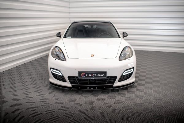 Porsche Panamera Turbo Sport Design Package 970 - Lâmina frontal V.1 | PO-PA-970-TURBO-FD1G | Produto Maxton Design distribuído por Unicartuning. Porsche Panamera Turbo Sport Design Package 970 - Lâmina frontal V.1 | PO-PA-970-TURBO-FD1G | Produto Maxton Design distribuído por Unicartuning.